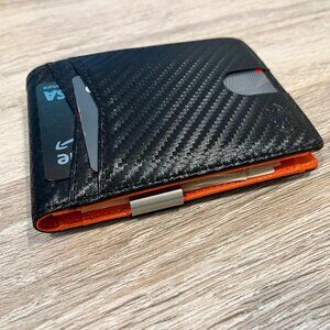 Wallet for Men Gifts 12 Card Slots ID Window With Money Clip Minimalist RFID